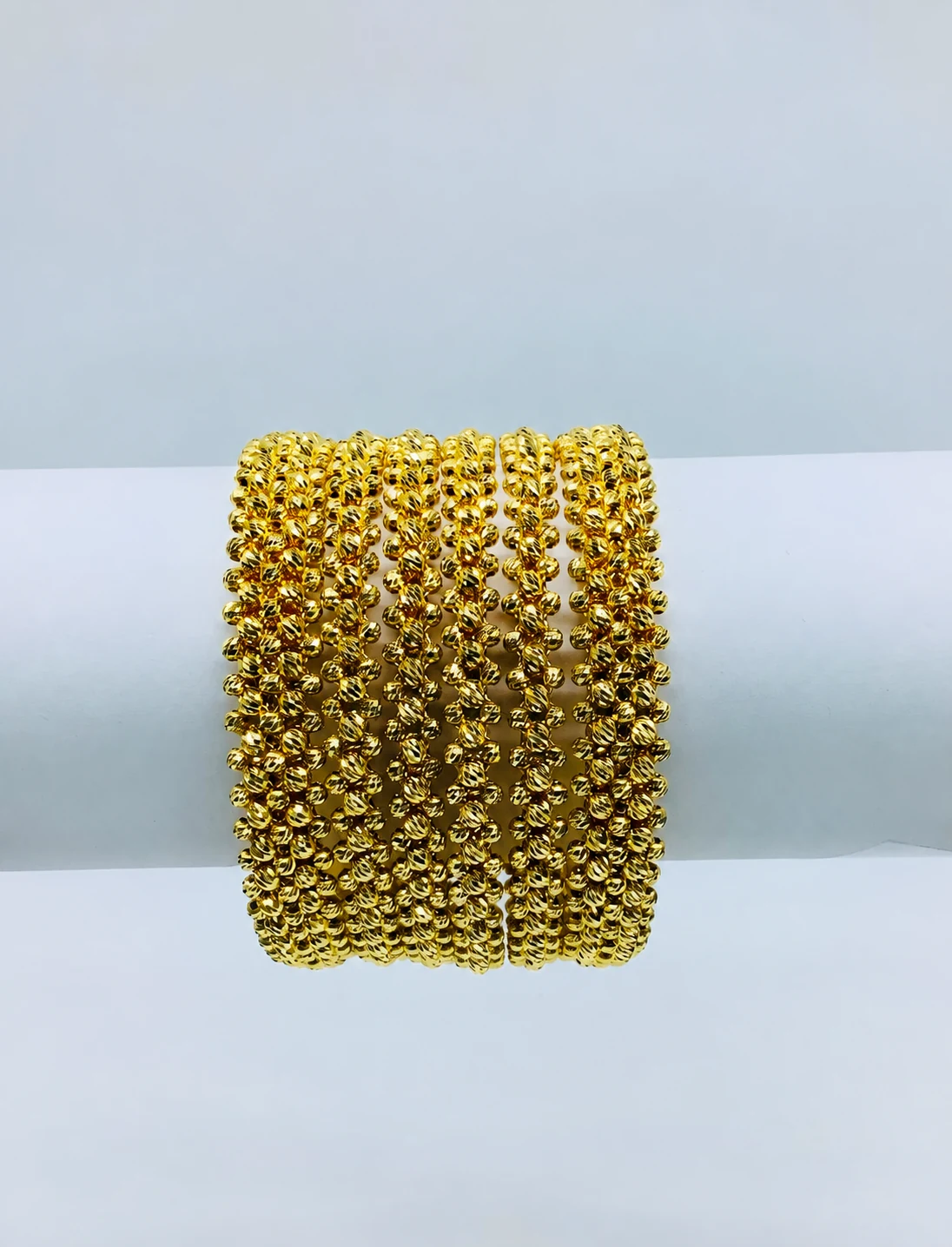 CNC-crafted gold ball chains