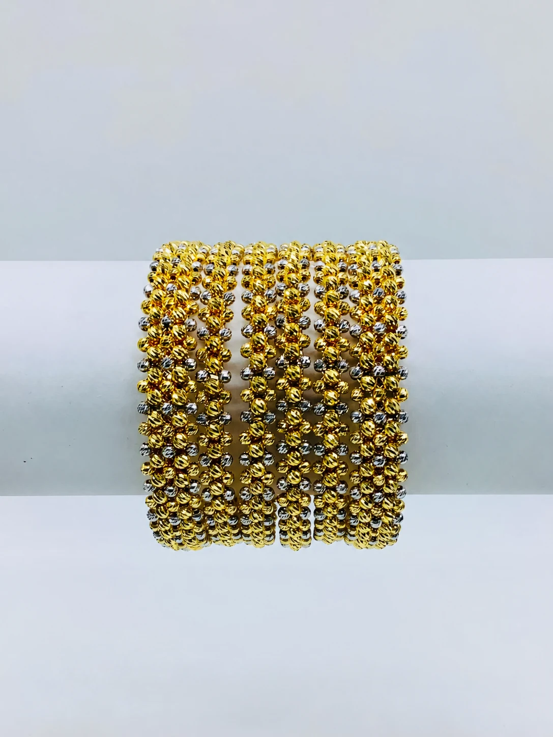 CNC-crafted gold ball chains