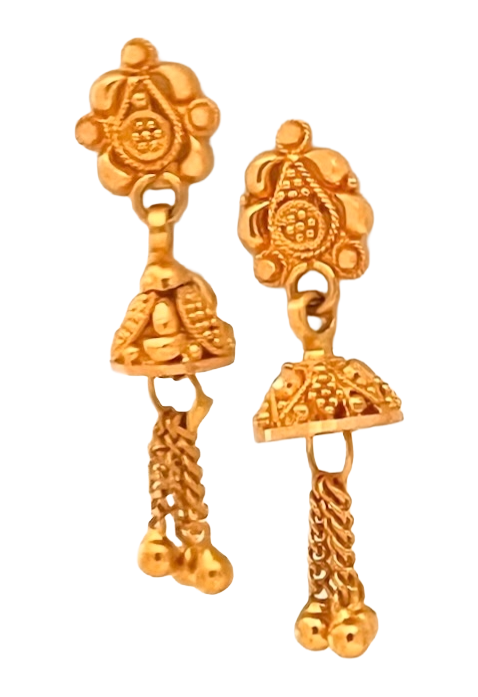 Contemporary Mixed-Metal Earrings