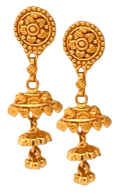 Contemporary Mixed-Metal Earrings