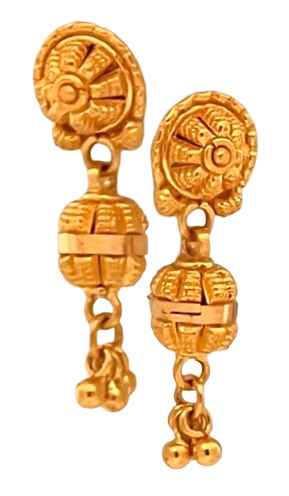 Contemporary Mixed-Metal Earrings