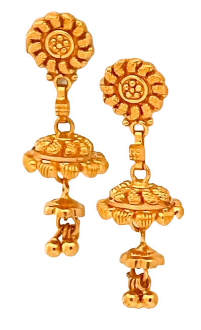 Contemporary Mixed-Metal Earrings