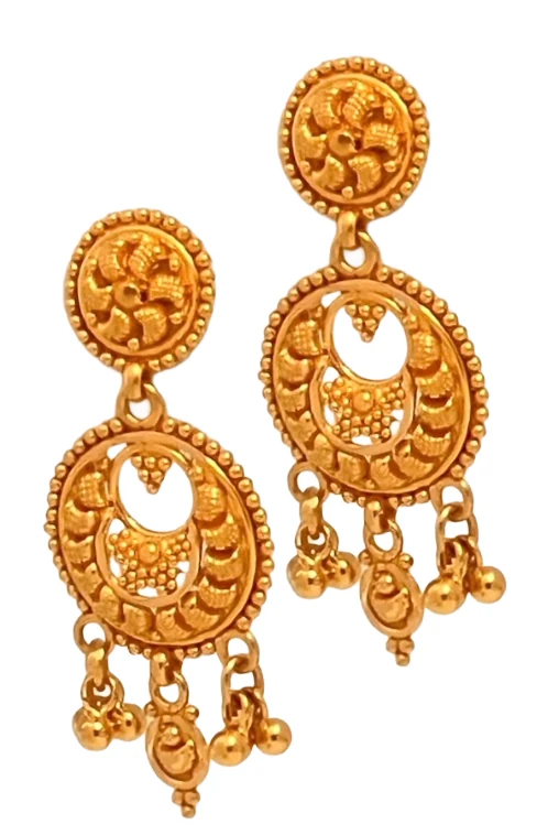 Contemporary Mixed-Metal Earrings