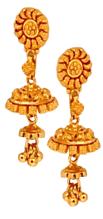 Contemporary Mixed-Metal Earrings