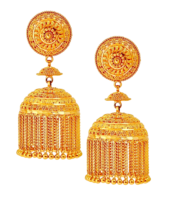 Contemporary Mixed-Metal Earrings