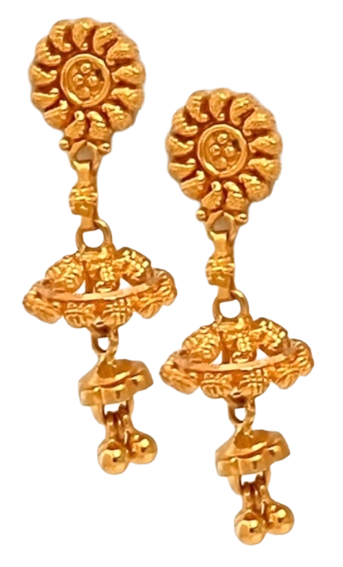 Contemporary Mixed-Metal Earrings