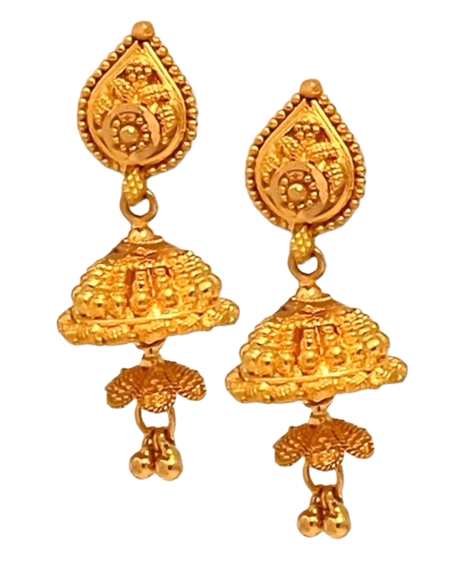 Contemporary Mixed-Metal Earrings