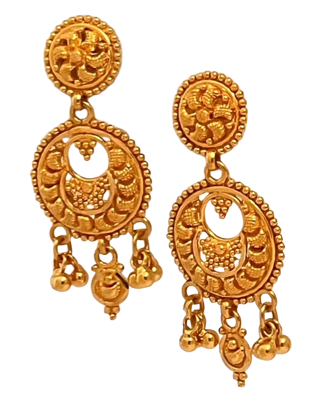 Contemporary Mixed-Metal Earrings
