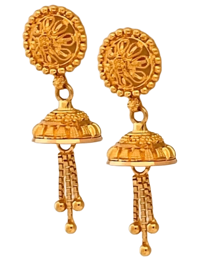 Contemporary Mixed-Metal Earrings