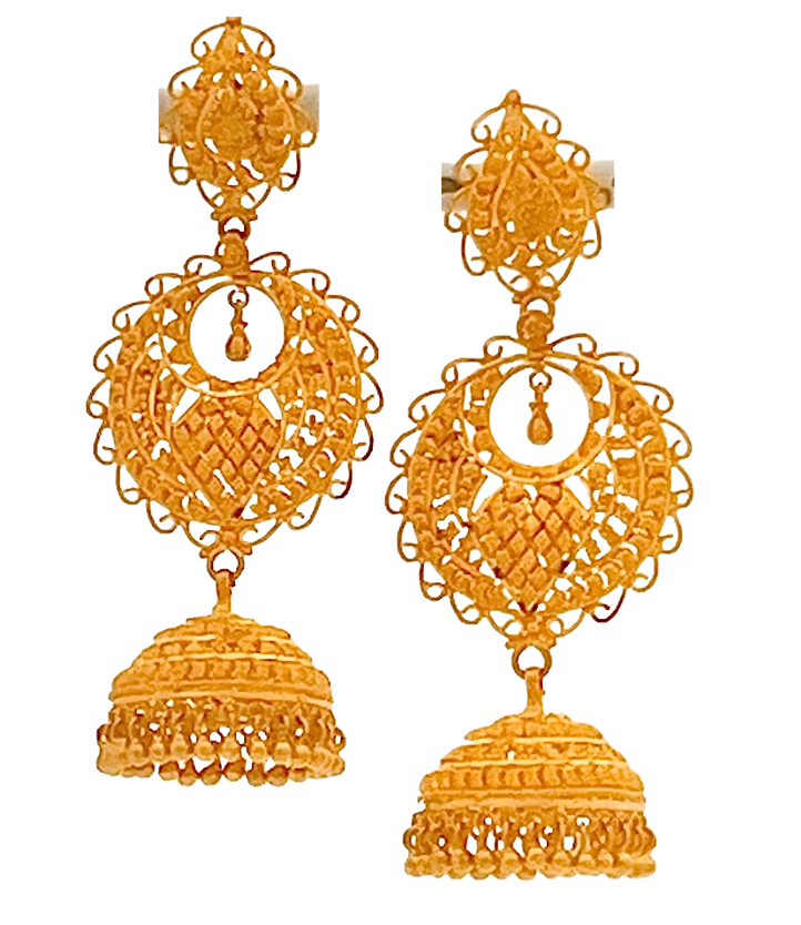 Contemporary Mixed-Metal Earrings