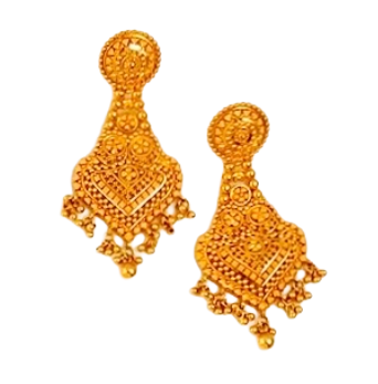 Contemporary Mixed-Metal Earrings