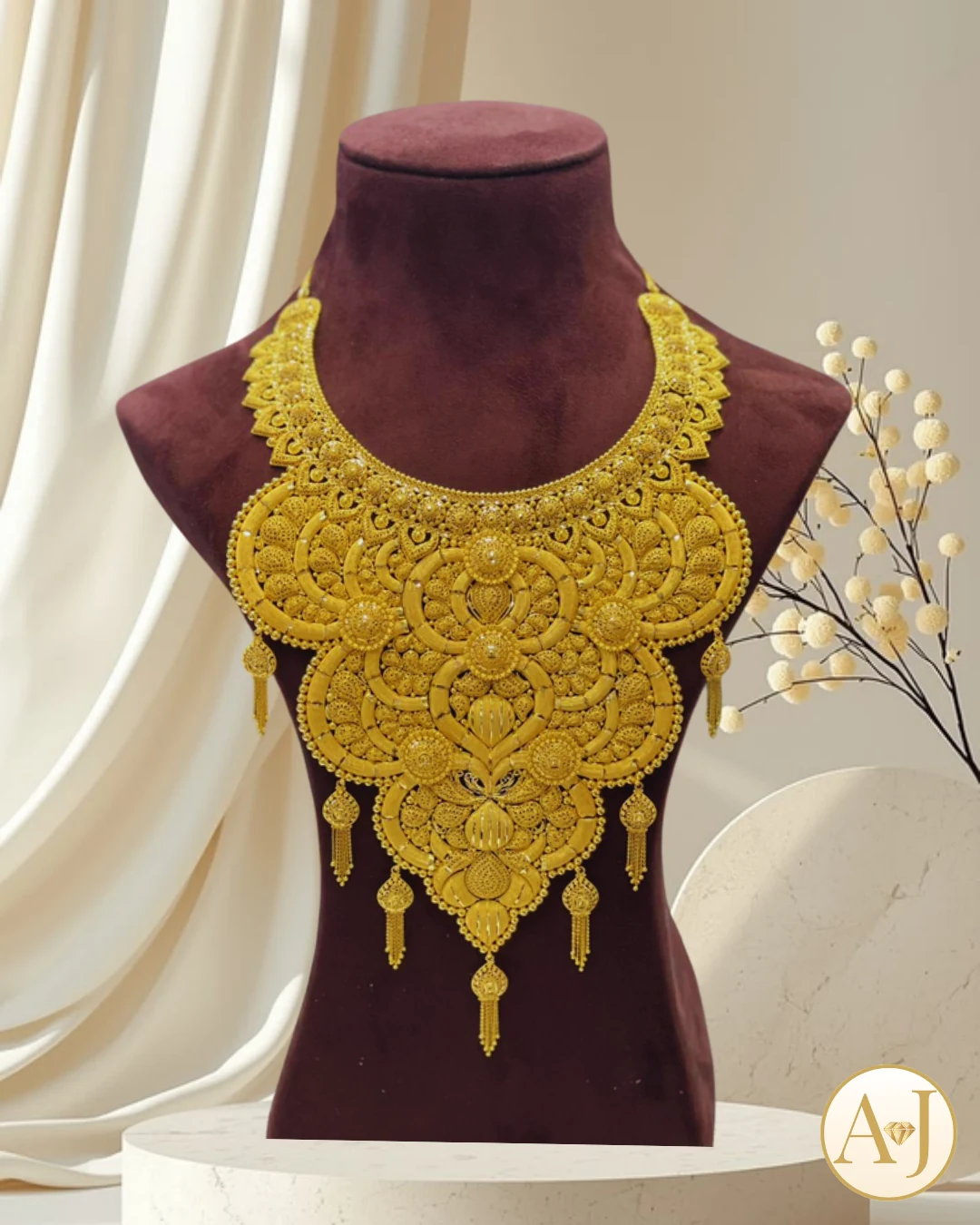 Handmade Azza gold jewellery