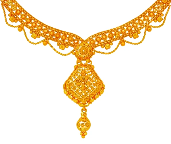 Sapphire and Gold Pendant Necklace